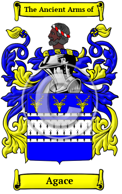 Agace Name Meaning, Family History, Family Crest & Coats of Arms