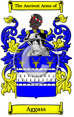 Aggass Family Crest/Coat of Arms
