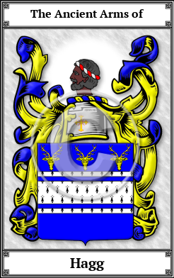 Hagg Family Crest Download (JPG) Book Plated - 600 DPI