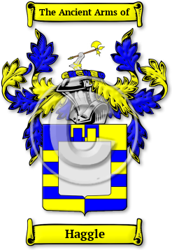 Haggle Family Crest Download (jpg) Legacy Series - 150 DPI