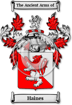 Haines Family Crest Download (jpg) Legacy Series - 150 DPI
