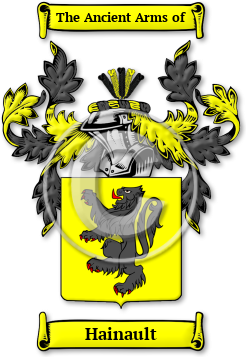 Hainault Family Crest Download (jpg) Legacy Series - 150 DPI
