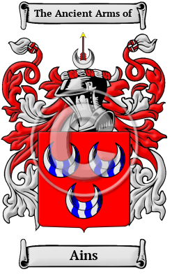 Ains Family Crest/Coat of Arms