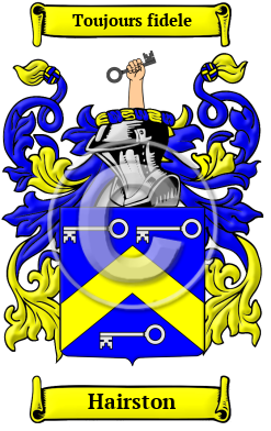 Hairston Family Crest/Coat of Arms