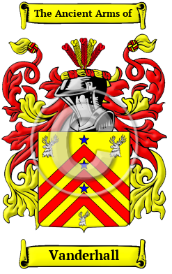 Vanderhall Family Crest/Coat of Arms
