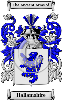 Hallamshire Family Crest/Coat of Arms