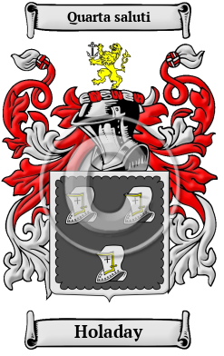 Holaday Family Crest/Coat of Arms