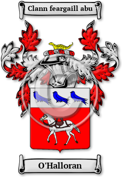 O'Halloran Family Crest Download (jpg) Legacy Series - 150 DPI