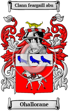 Ohallorane Family Crest/Coat of Arms