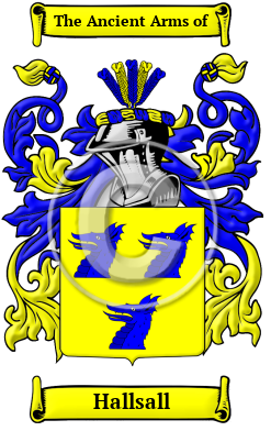Hallsall Family Crest/Coat of Arms