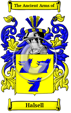 Halsell Family Crest/Coat of Arms