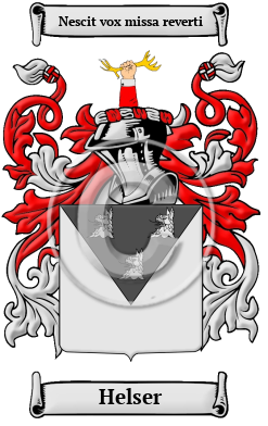 Helser Family Crest/Coat of Arms