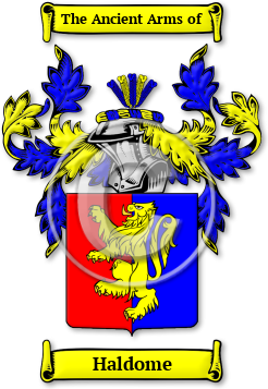 Haldome Family Crest Download (jpg) Legacy Series - 150 DPI
