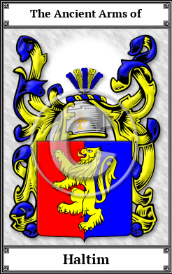 Haltim Family Crest Download (JPG)  Book Plated - 150 DPI