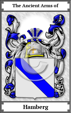 Hamberg Family Crest Download (JPG)  Book Plated - 150 DPI