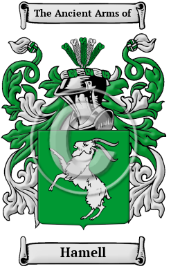 Hamell Family Crest/Coat of Arms