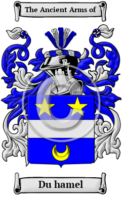 Du hamel Family Crest/Coat of Arms