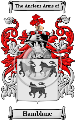 Hamblane Family Crest/Coat of Arms