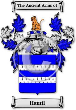 Hamil Family Crest Download (jpg) Legacy Series - 150 DPI