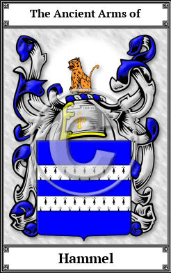 Hammel Family Crest Download (JPG)  Book Plated - 150 DPI