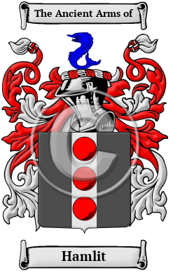 Hamlit Family Crest/Coat of Arms