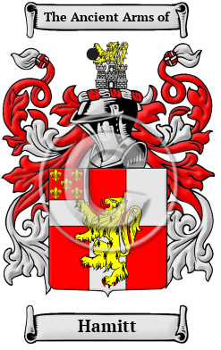 Hamitt Family Crest/Coat of Arms