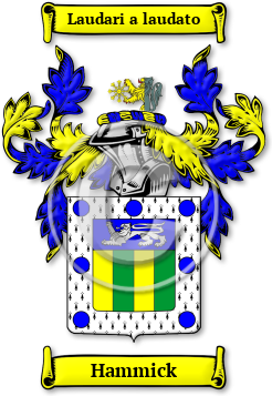 Hammick Family Crest Download (JPG) Legacy Series - 600 DPI
