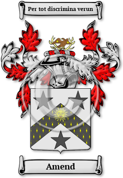 Amend Family Crest Download (jpg) Legacy Series - 150 DPI