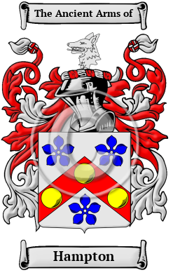 Hampton Family Crest/Coat of Arms