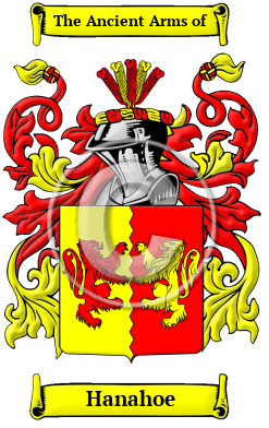 Hanahoe Family Crest/Coat of Arms