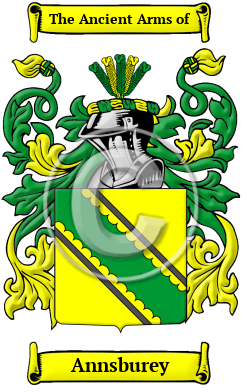 Annsburey Family Crest/Coat of Arms