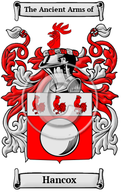 Hancox Family Crest/Coat of Arms