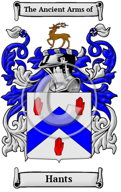 Hants Family Crest/Coat of Arms