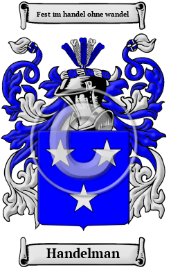 Handelman Family Crest/Coat of Arms
