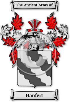 Hanfert Family Crest Download (jpg) Legacy Series - 150 DPI