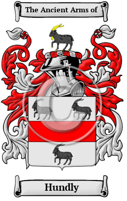 Hundly Family Crest/Coat of Arms