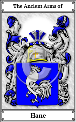 Hane Family Crest Download (JPG)  Book Plated - 150 DPI