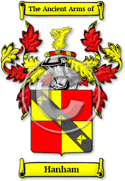 Hanham Family Crest Download (jpg) Legacy Series - 150 DPI