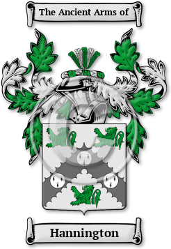 Hannington Family Crest Download (jpg) Legacy Series - 150 DPI