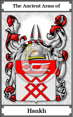 Hankh Family Crest Download (JPG)  Book Plated - 150 DPI