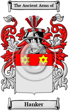 Hanker Family Crest/Coat of Arms