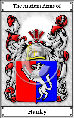 Hanky Family Crest Download (JPG) Book Plated - 600 DPI