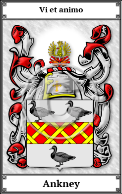 Ankney Family Crest Download (JPG) Book Plated - 600 DPI