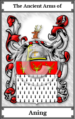 Aning Family Crest Download (JPG) Book Plated - 600 DPI