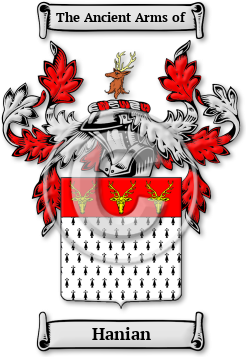 Hanian Family Crest Download (jpg) Legacy Series - 150 DPI
