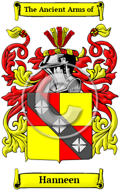Hanneen Family Crest/Coat of Arms