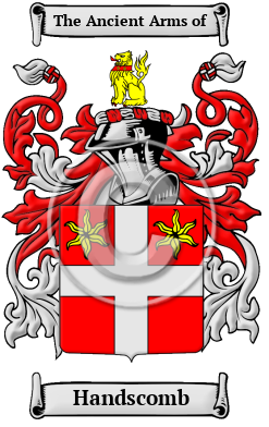 Handscomb Family Crest/Coat of Arms