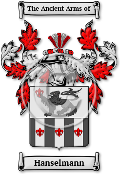 Hanselmann Family Crest Download (JPG) Legacy Series - 600 DPI