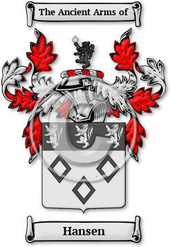 Hansen Family Crest Download (jpg) Legacy Series - 150 DPI