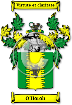 O'Horoh Family Crest Download (JPG) Legacy Series - 600 DPI